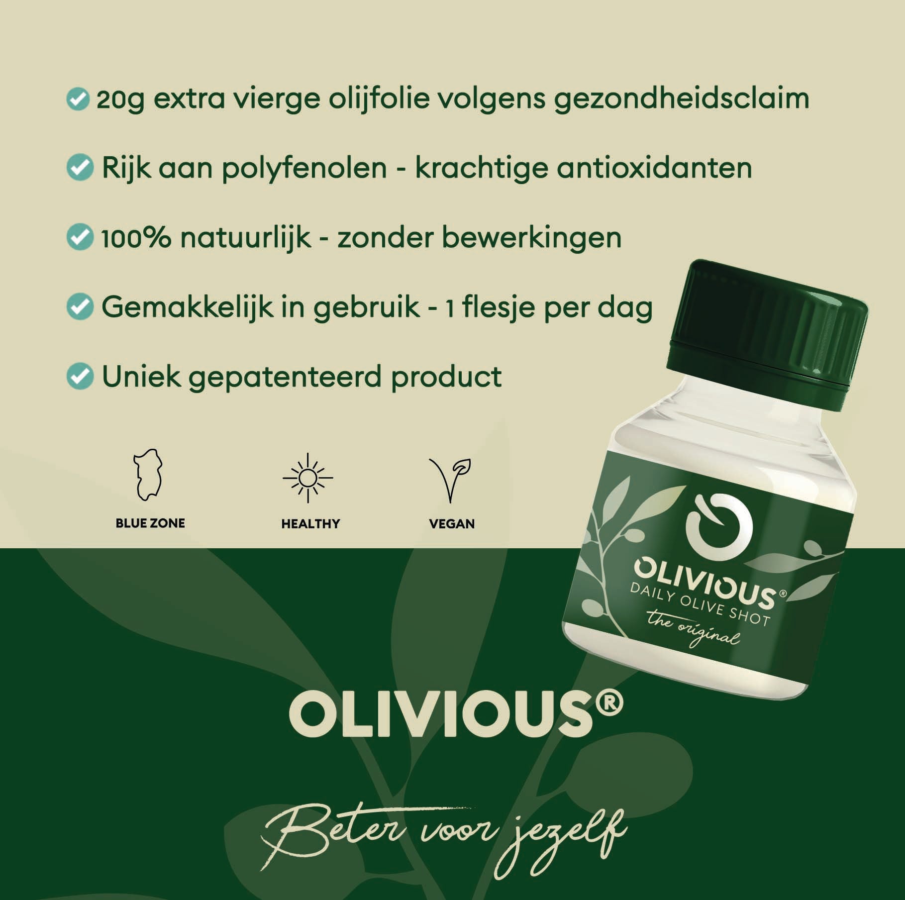 Olivious Dagelijkse Olijfshots